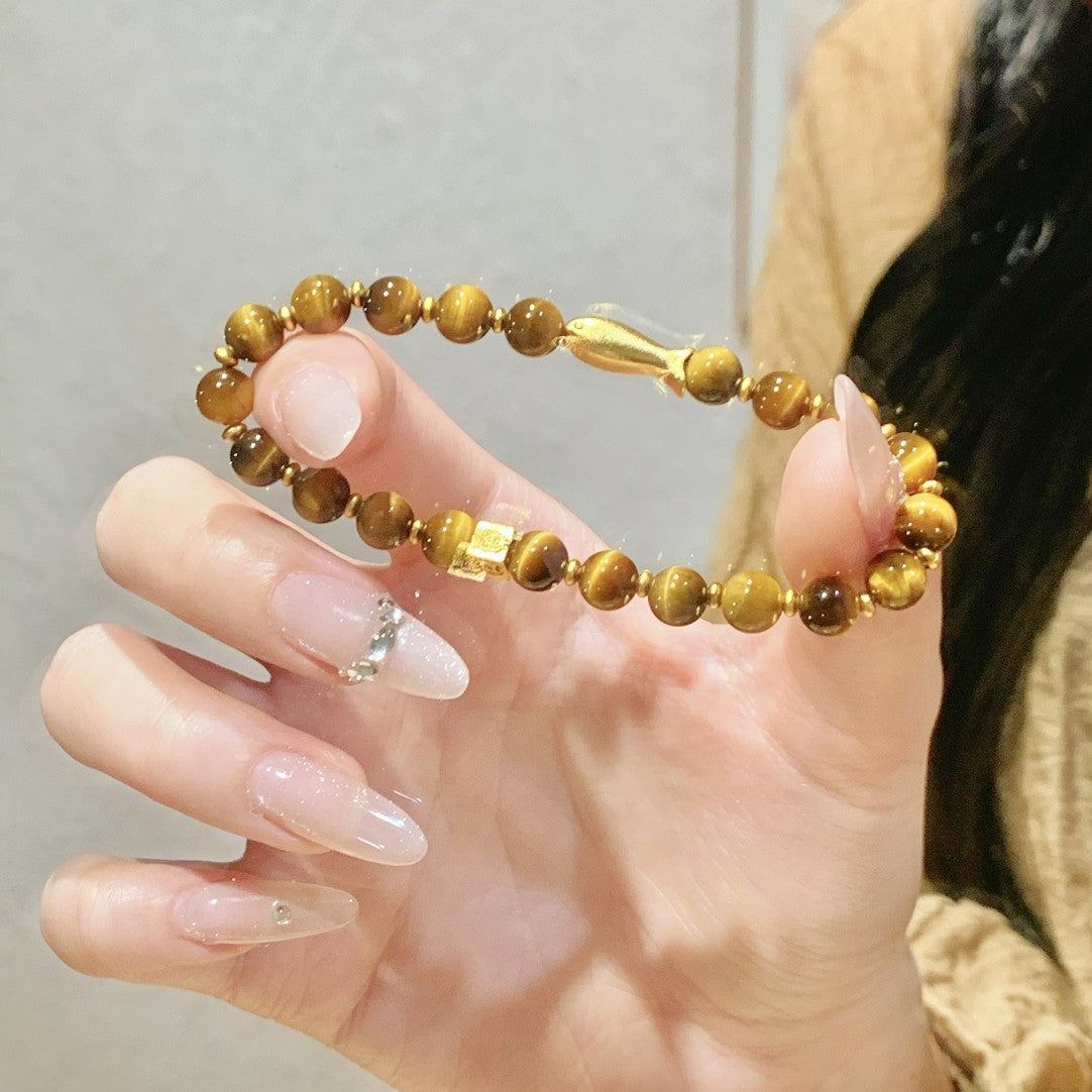 tiger's eye stone string