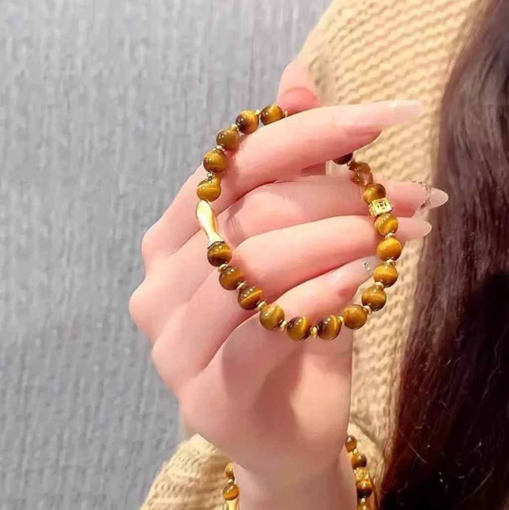 tiger's eye stone string