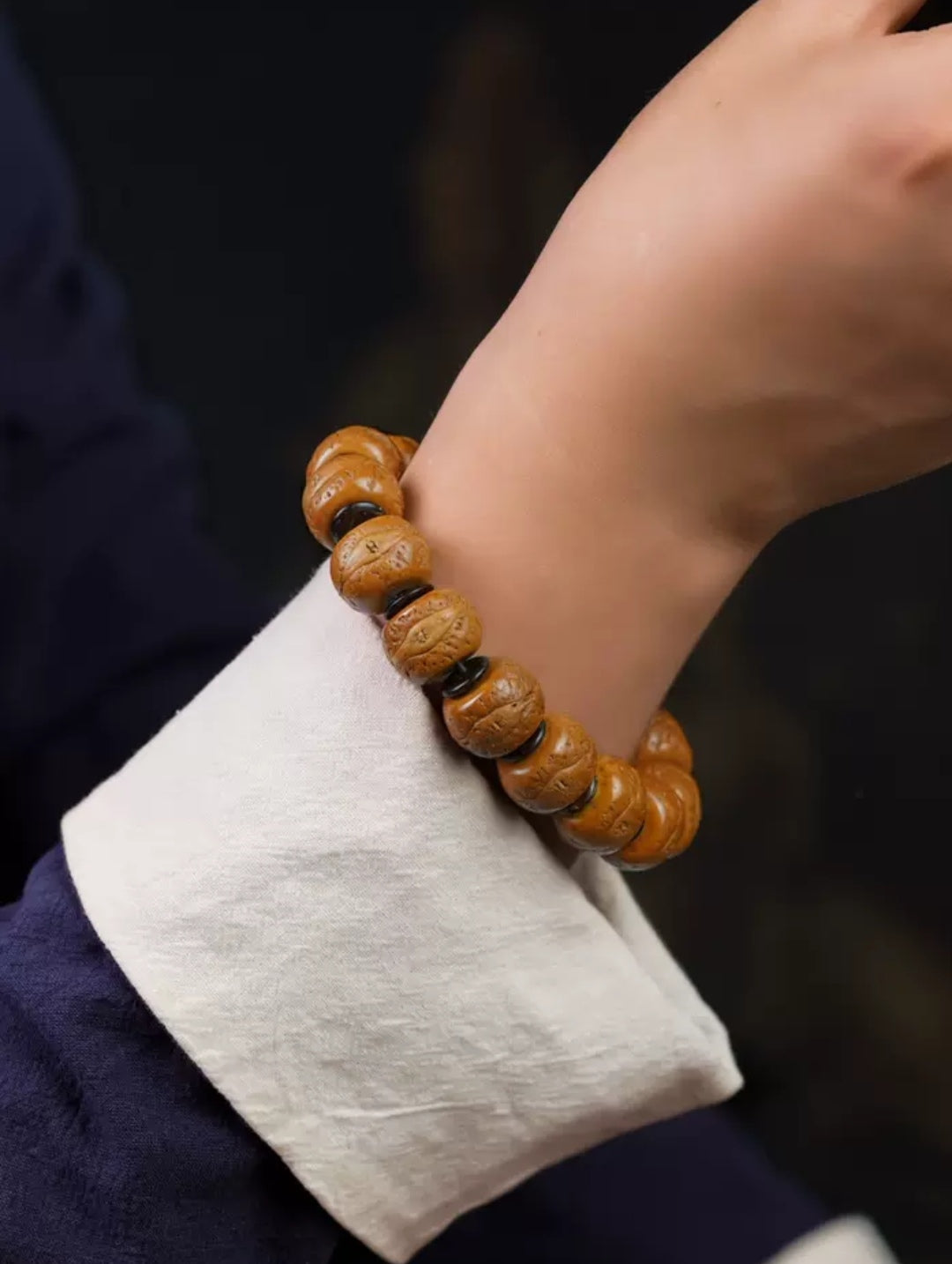 Nepalese Phoenix Eye Bodhi Beads