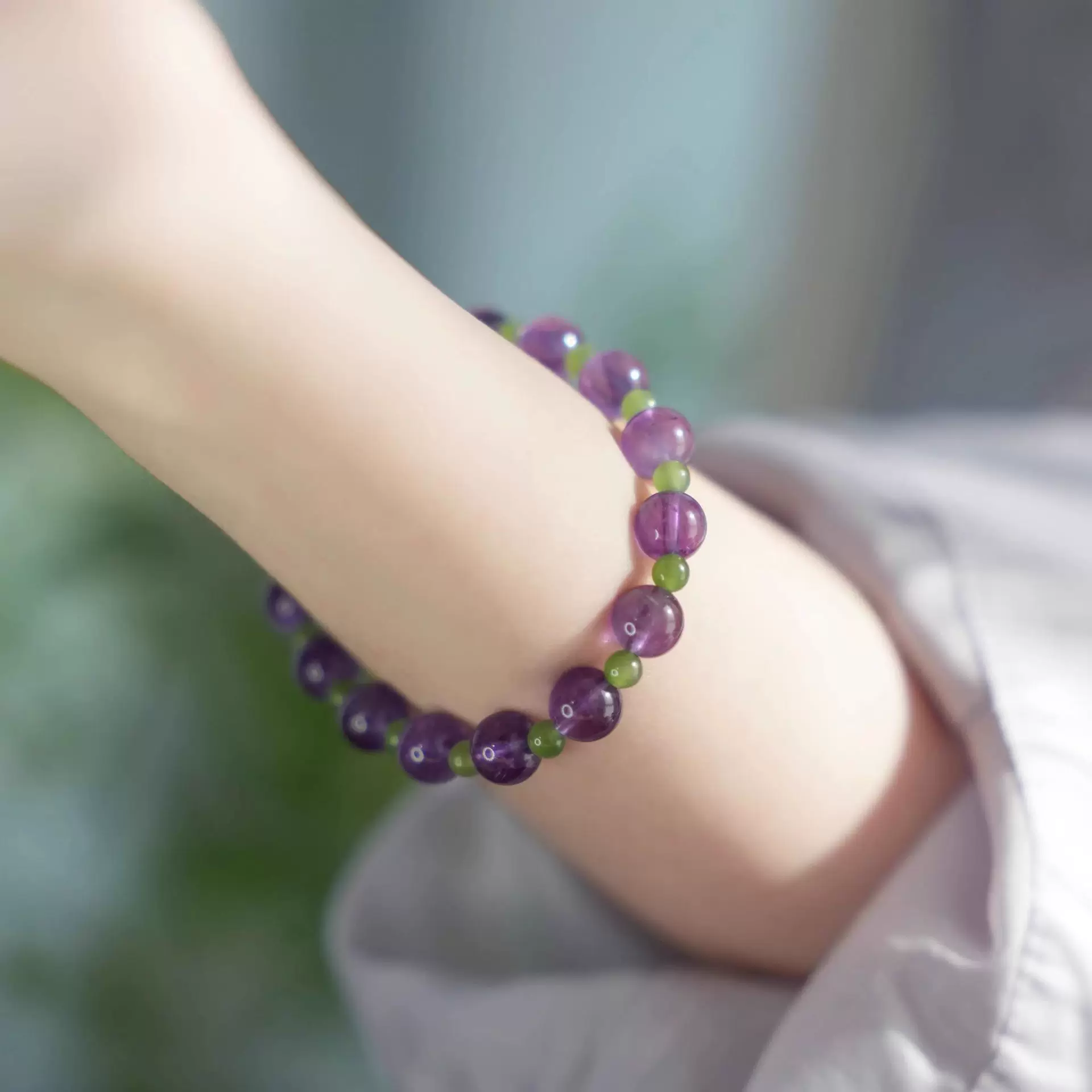 Amethyst bracelet