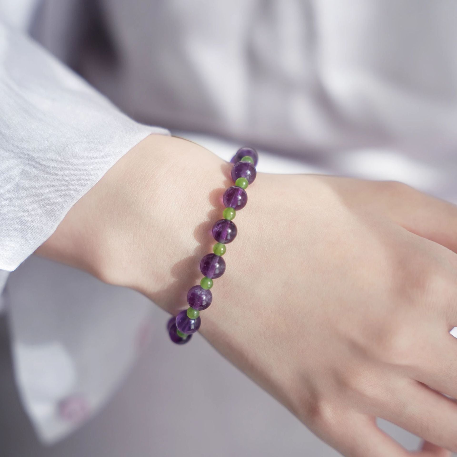 Amethyst bracelet