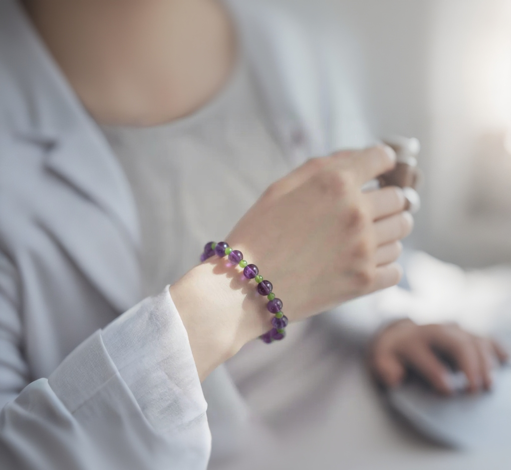 Amethyst bracelet