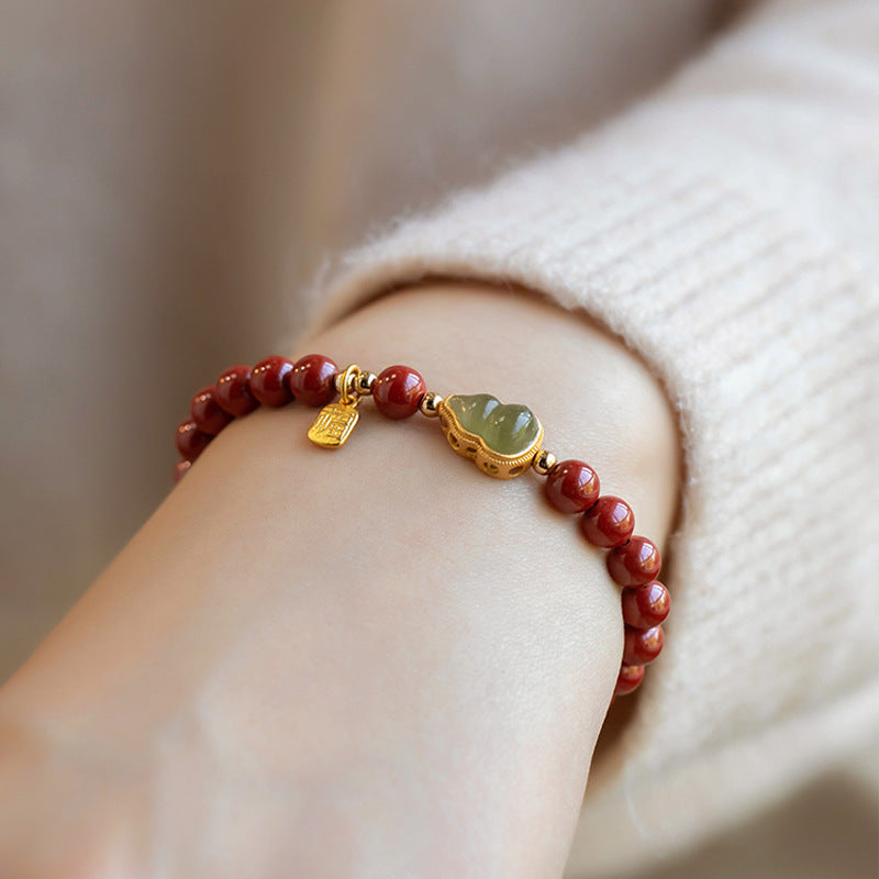 Cinnabar Gourd Bracelet