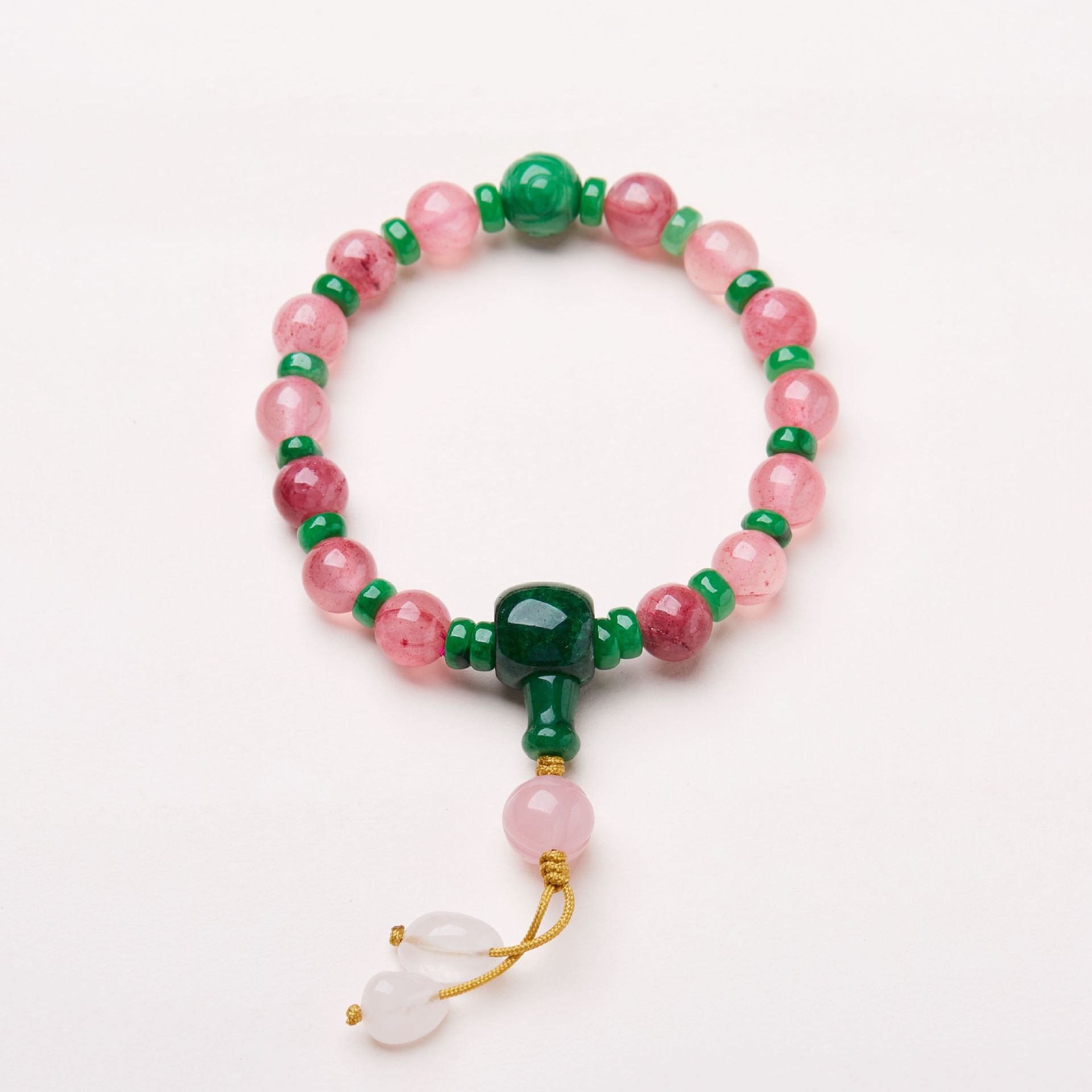 Pink Crystal Jasper Strings