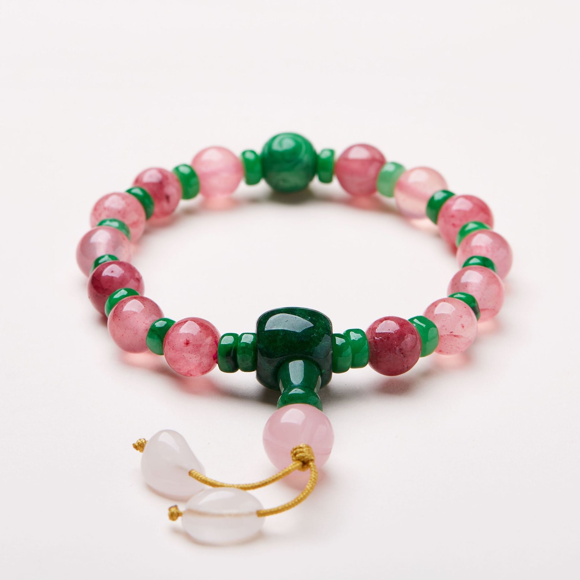 Pink Crystal Jasper Strings