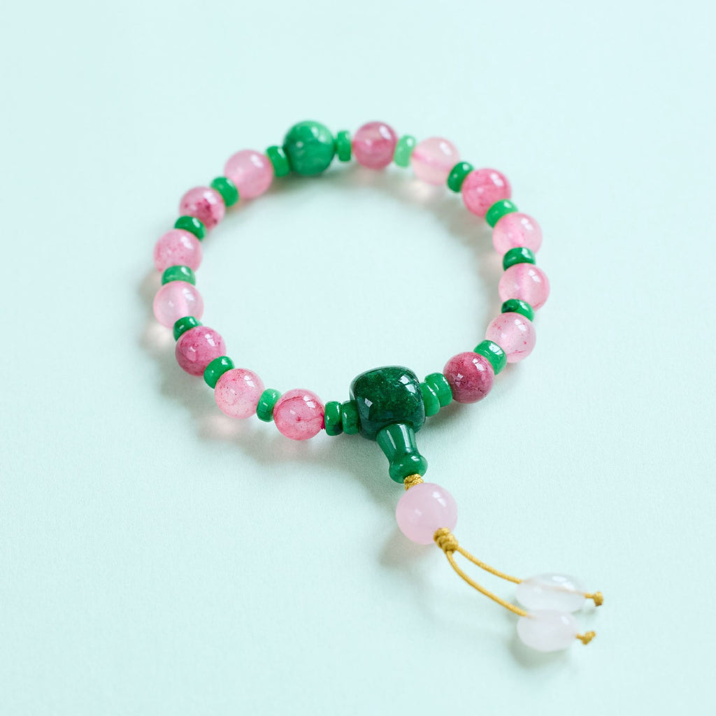 Pink Crystal Jasper Strings