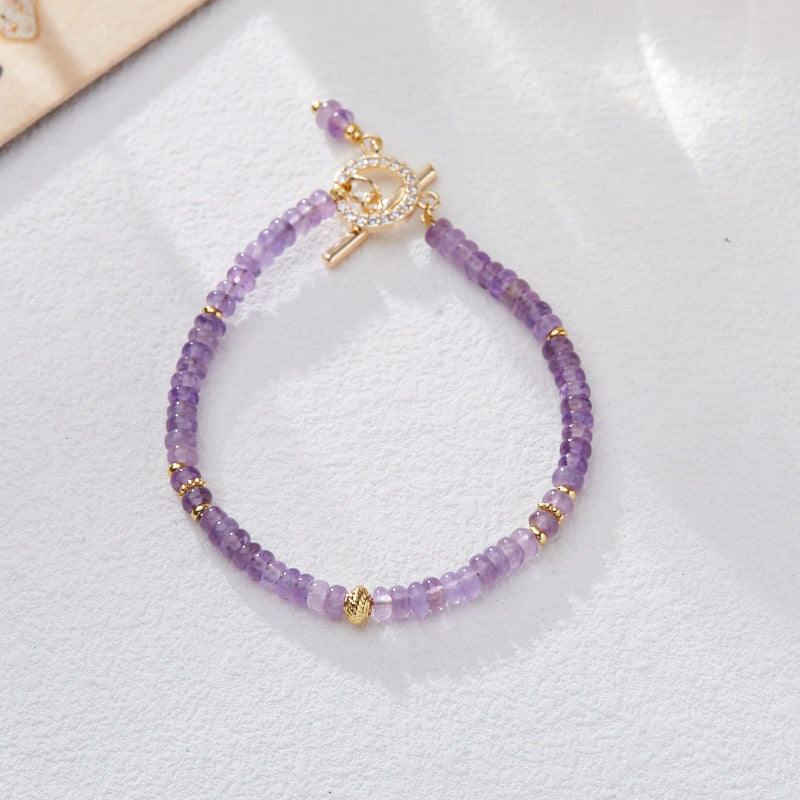 Natural Amethyst Bracelet