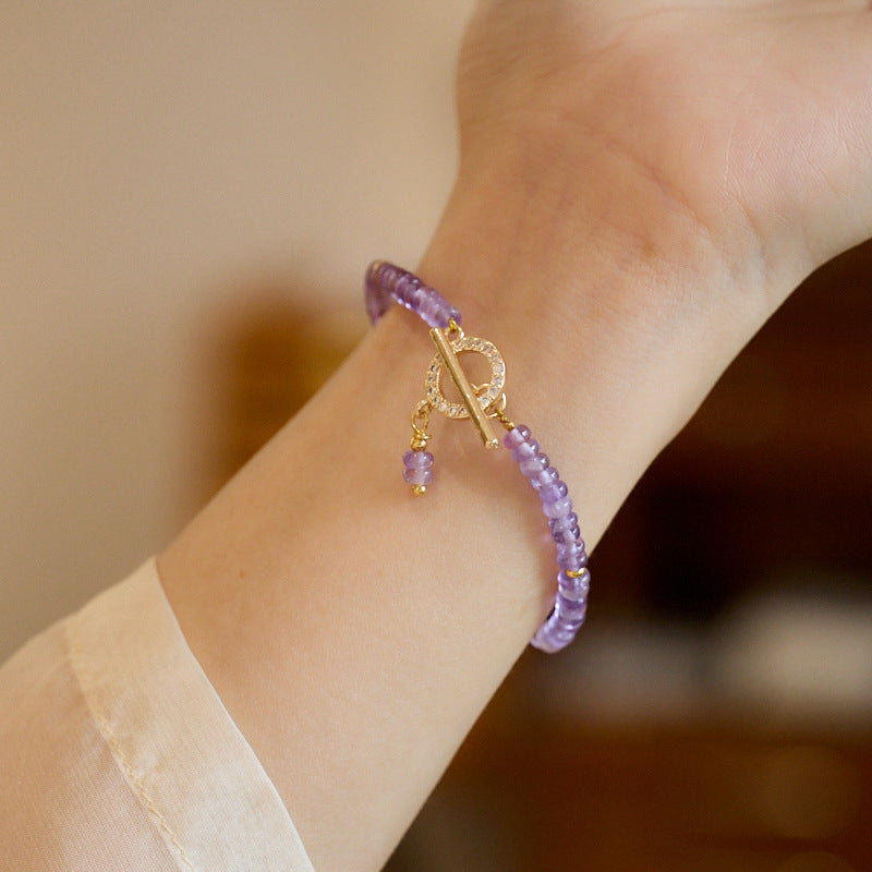 Natural Amethyst Bracelet