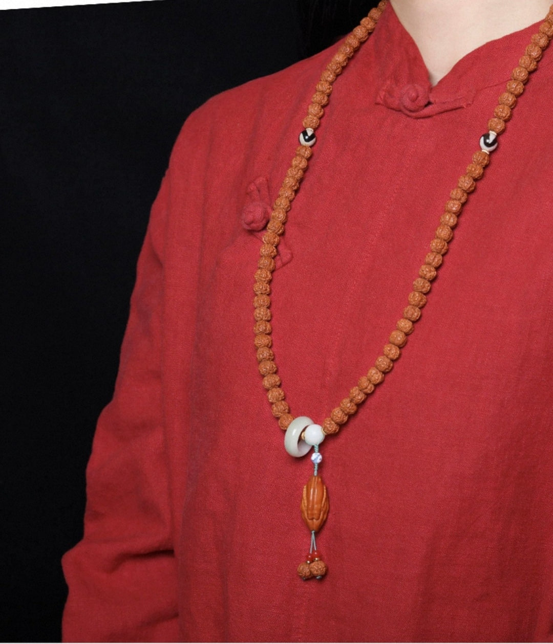 Shoushan Stone Vajra Bodhi Necklace