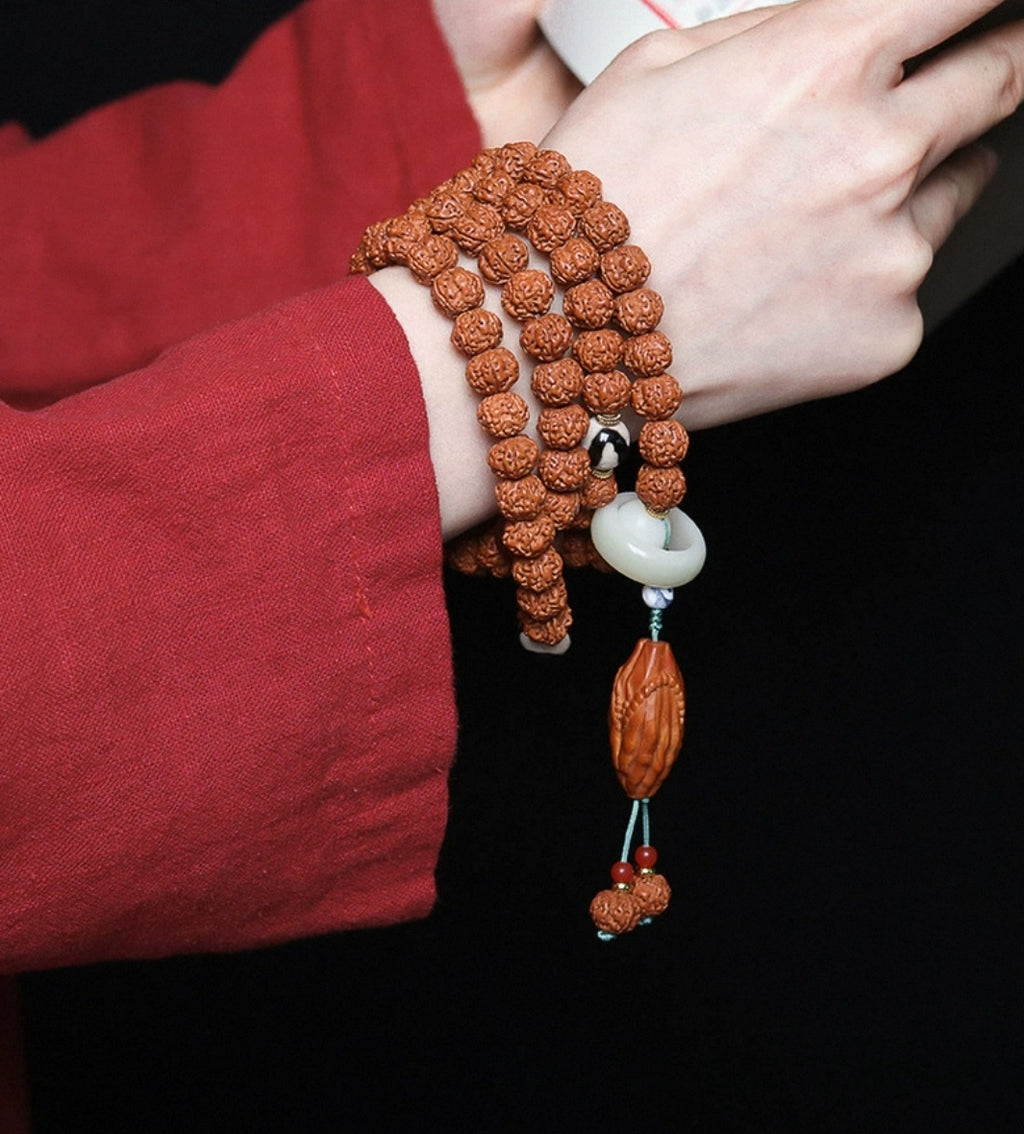 Shoushan Stone Vajra Bodhi Necklace