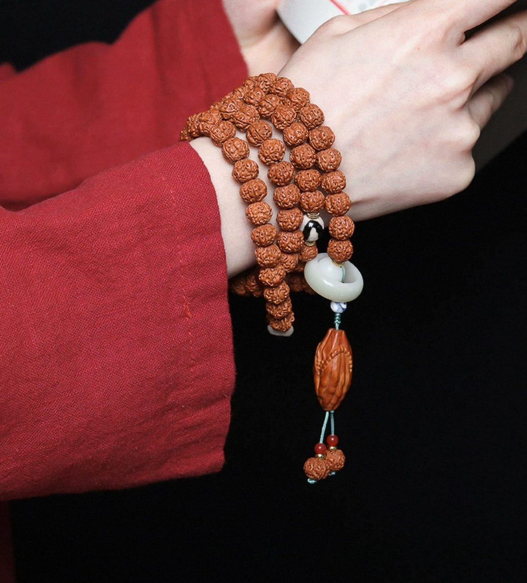 Shoushan Stone Vajra Bodhi Necklace