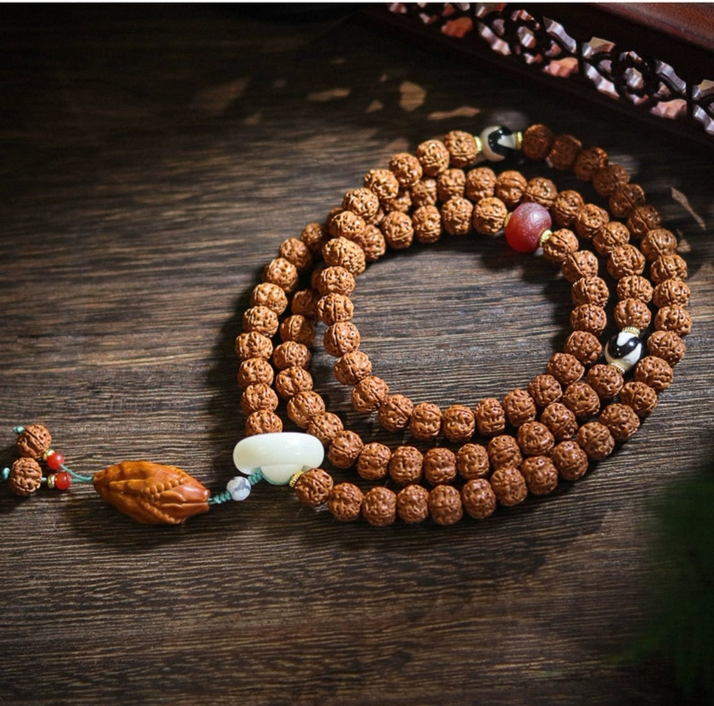 Shoushan Stone Vajra Bodhi Necklace