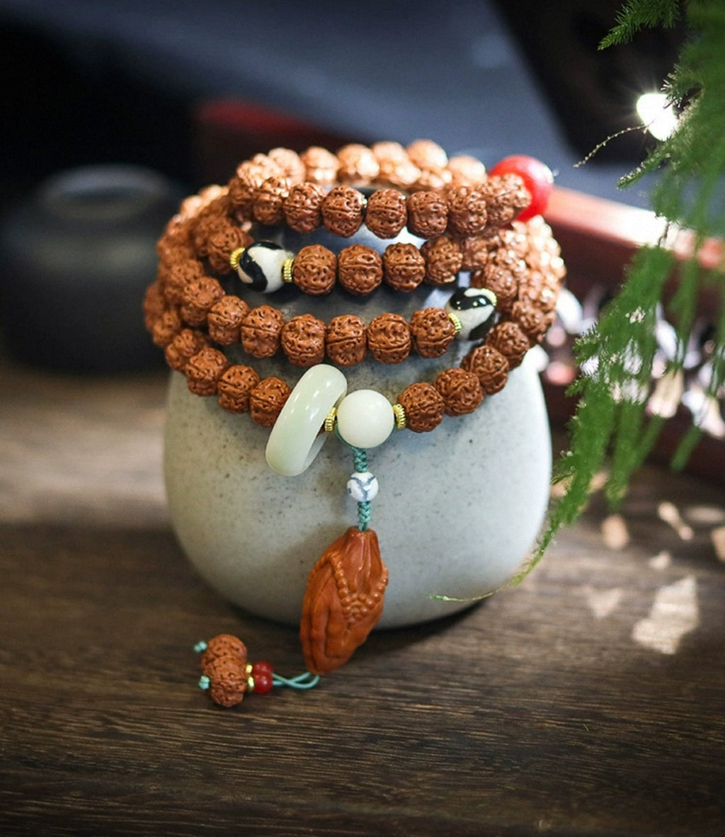 Shoushan Stone Vajra Bodhi Necklace