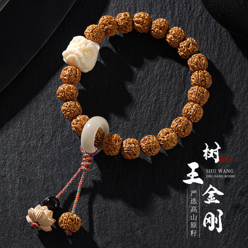 Lotus Waking Lion Vajra Bodhi Seed Strings