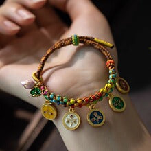 Tibetan Five Roads to Fortune Hand Rope