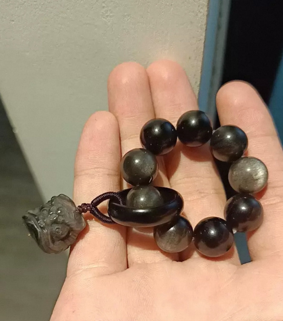 Obsidian Lion Handle