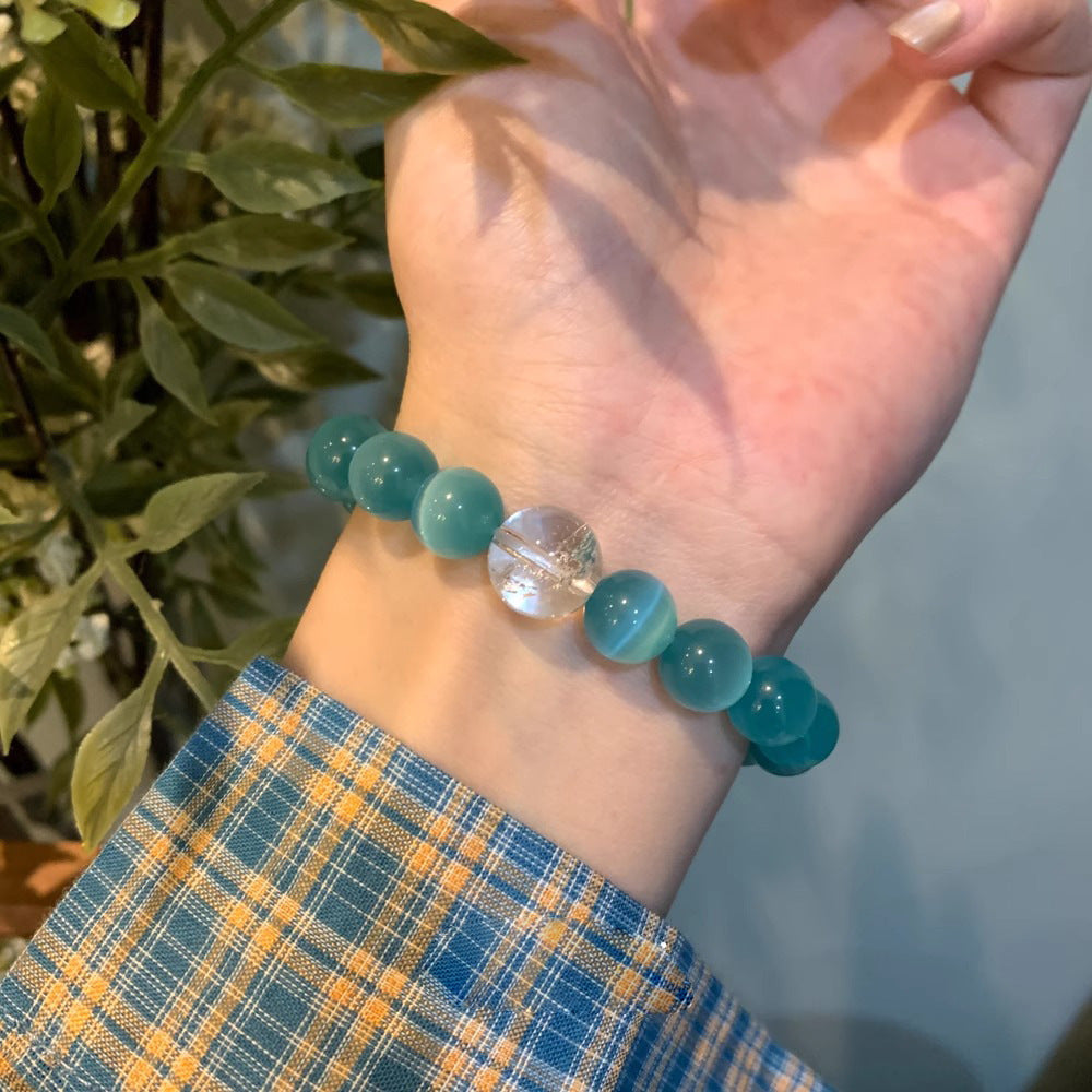 Blue Cat's Eye String