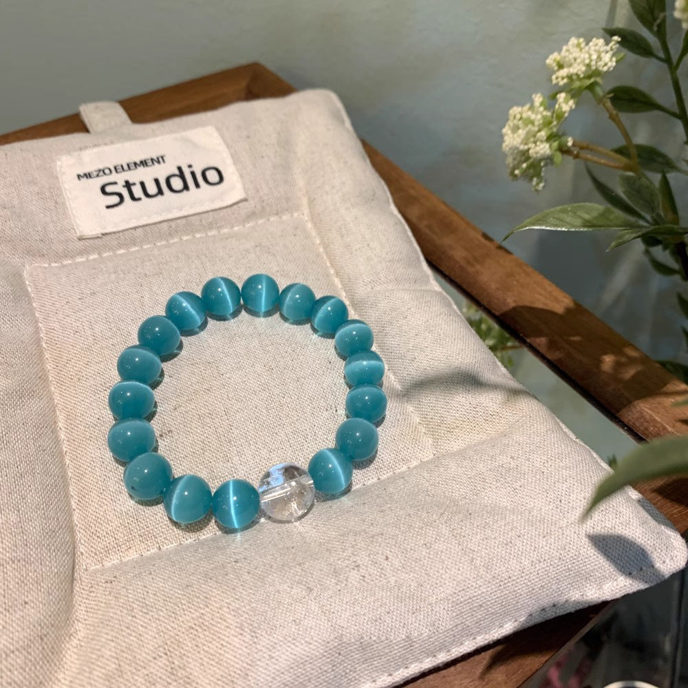 Blue Cat's Eye String