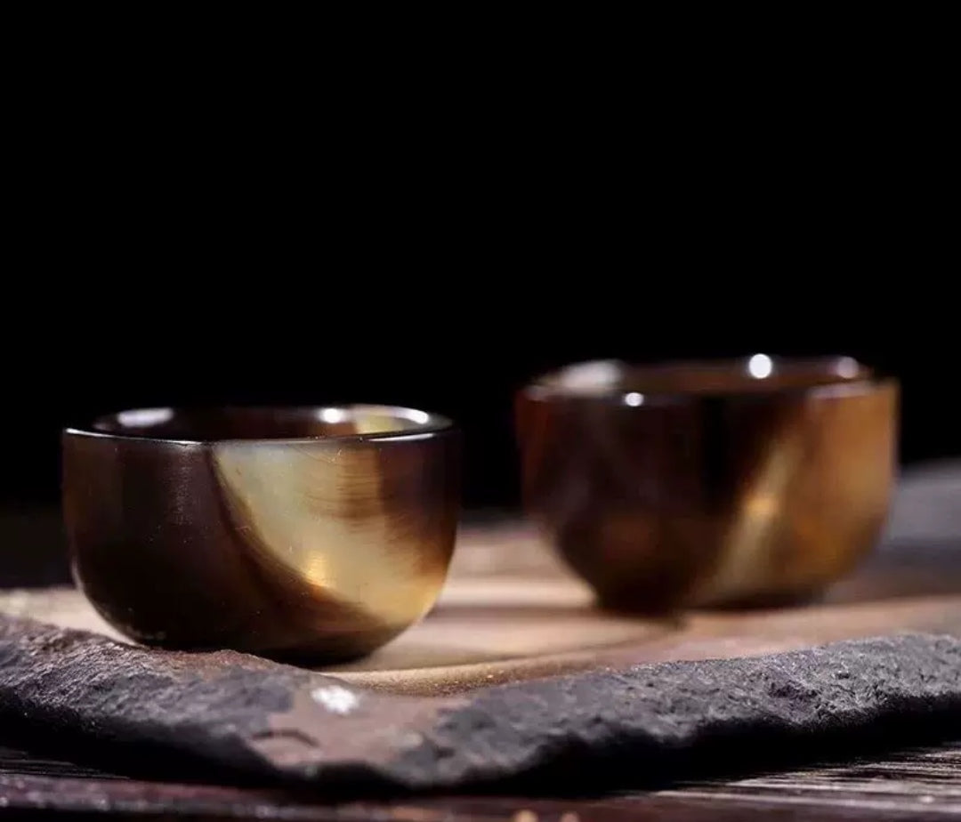 Tibetan Goat Horn Teacup