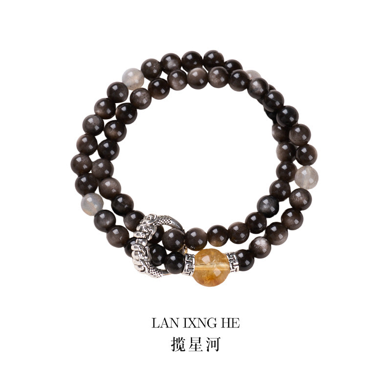 Obsidian Citrine Strings
