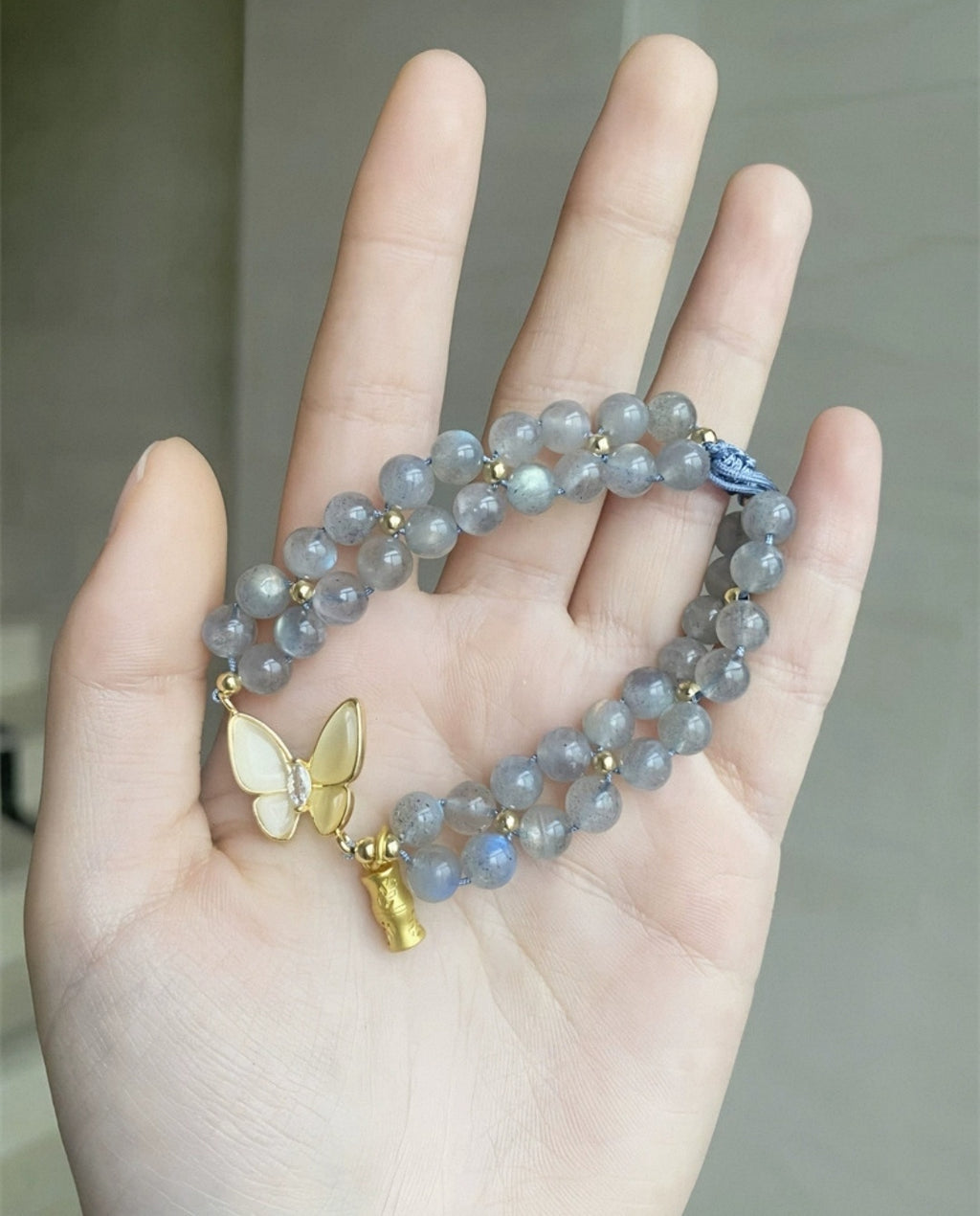 Moonstone Butterfly Bracelet