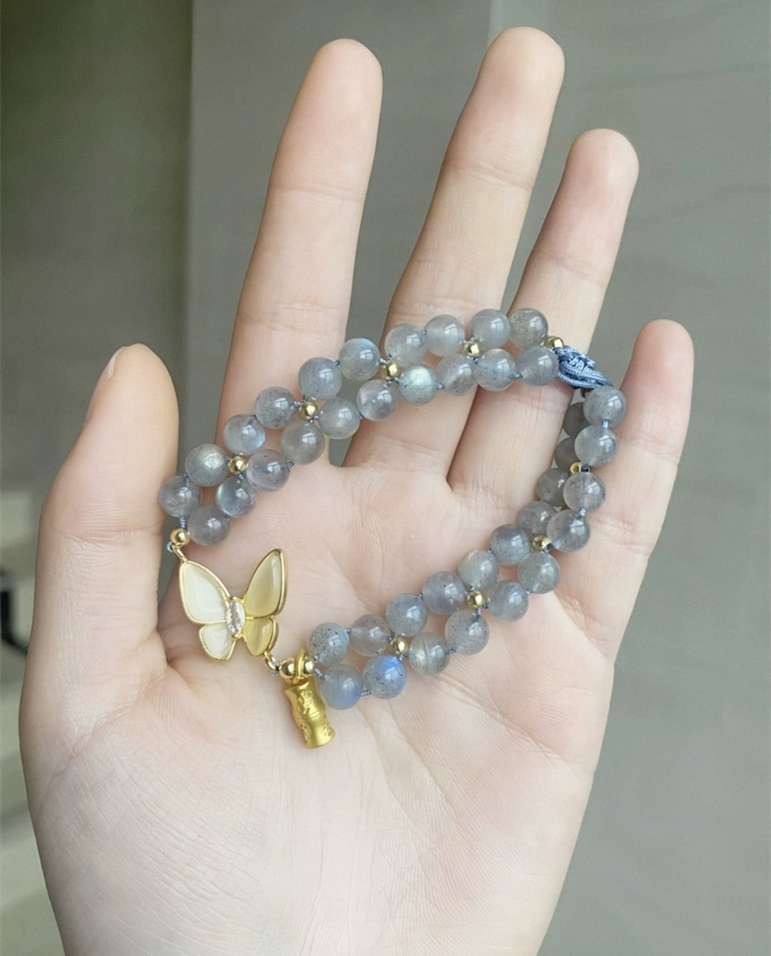 Moonstone Butterfly Bracelet