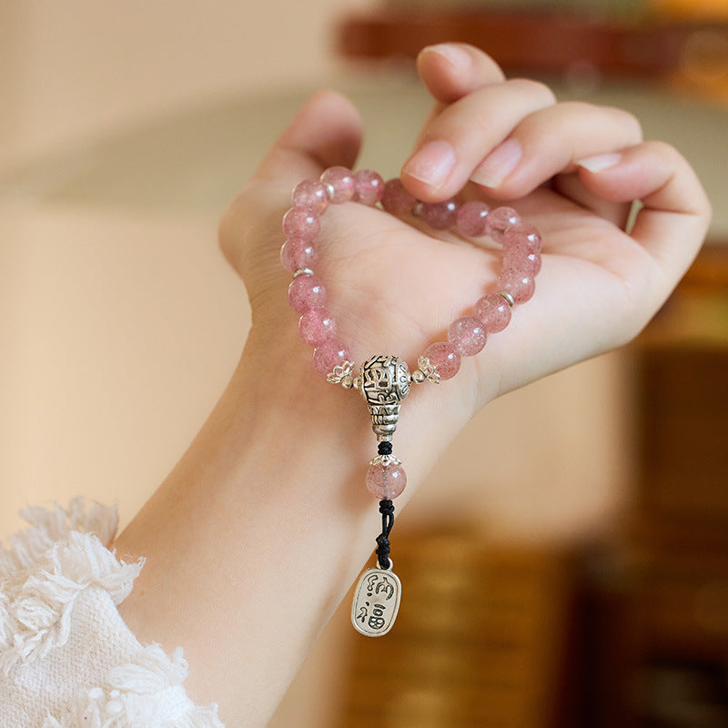 Six Character Truth Strawberry Crystal String