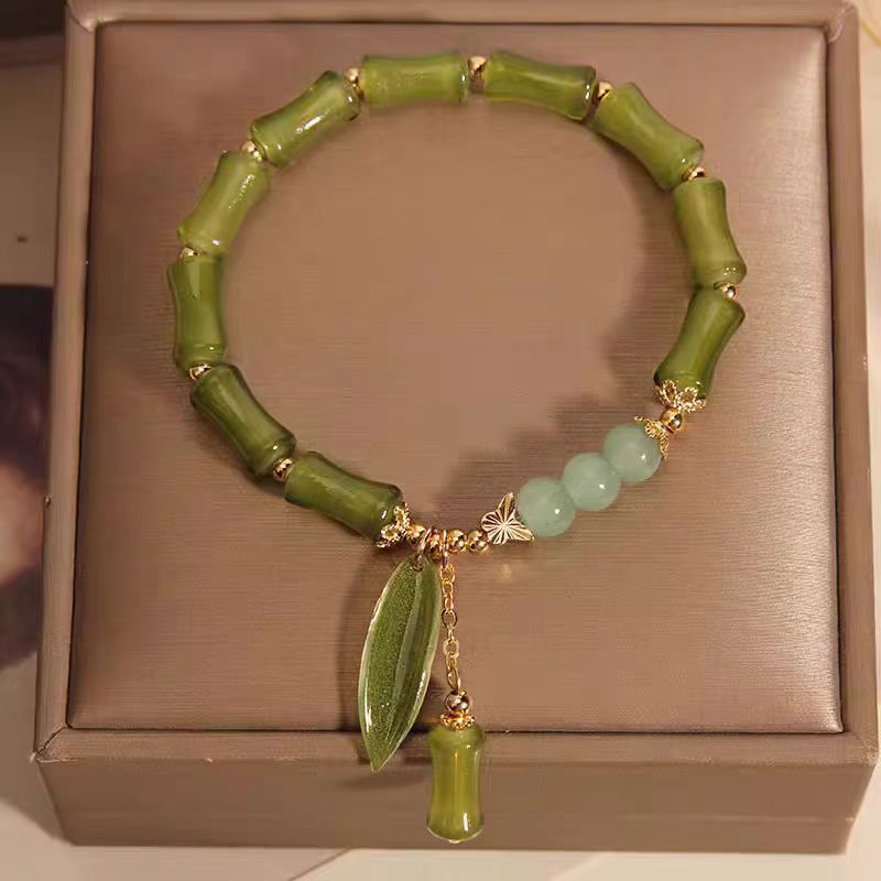 Bamboo Green Glaze Strings