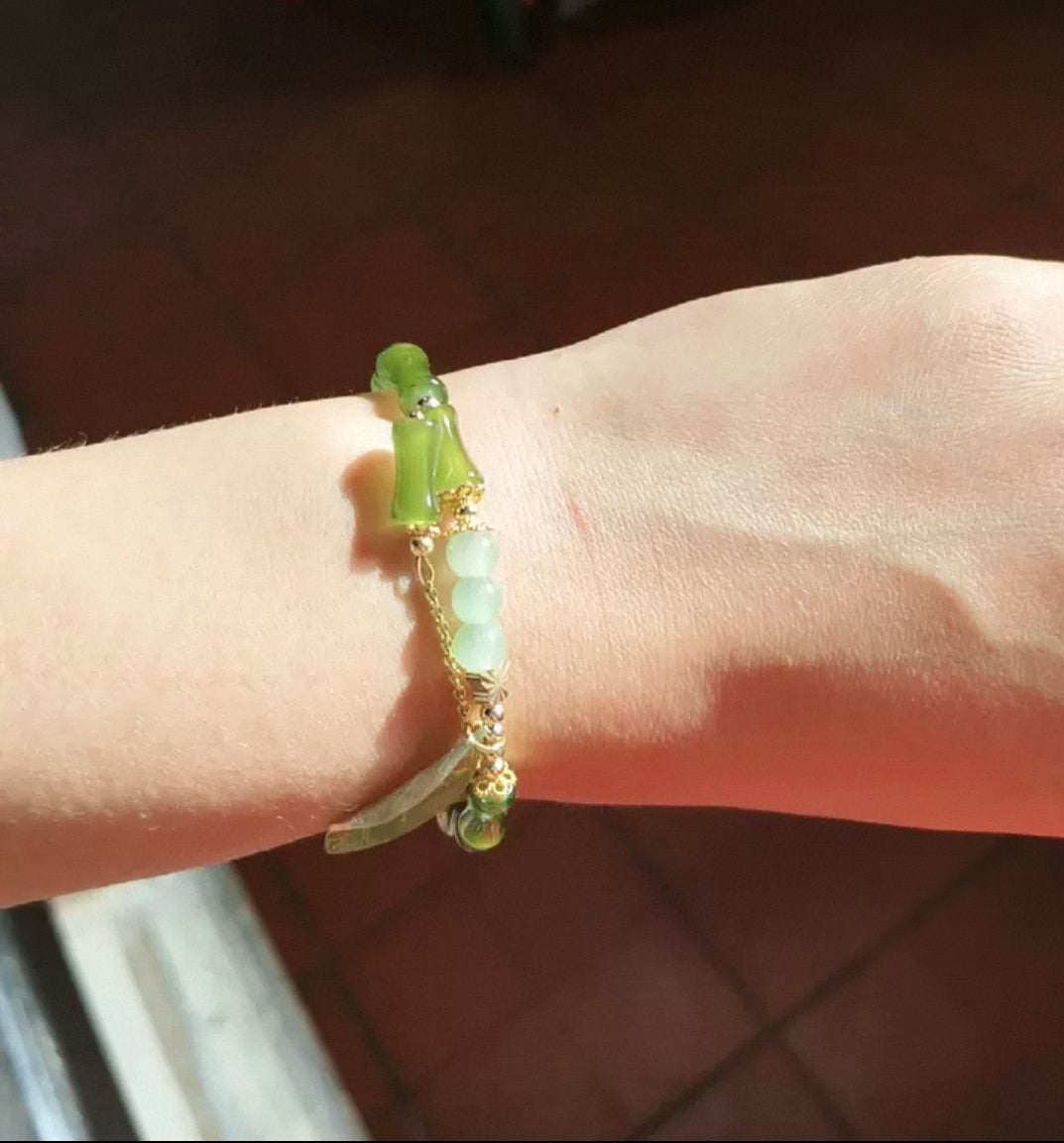 Bamboo Green Glaze Strings