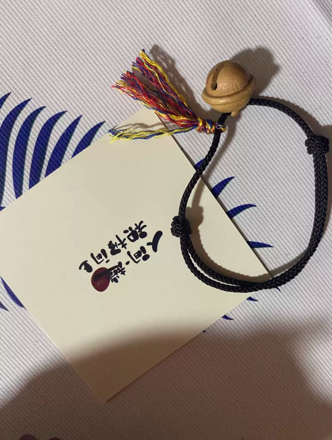 Mahogany Bell Colorful Rope Bracelet