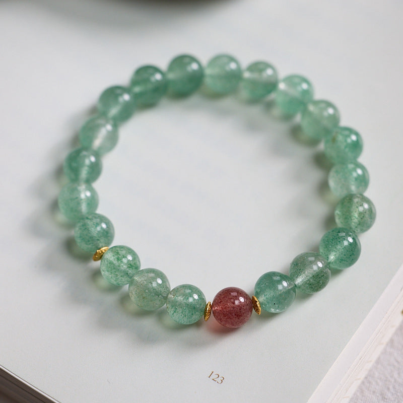 Green Strawberry Crystal Strings