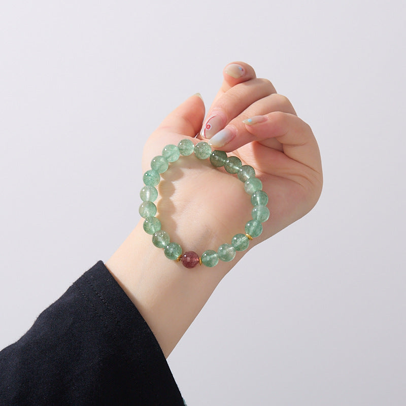 Green Strawberry Crystal Strings