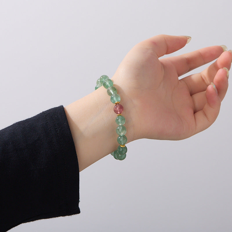 Green Strawberry Crystal Strings