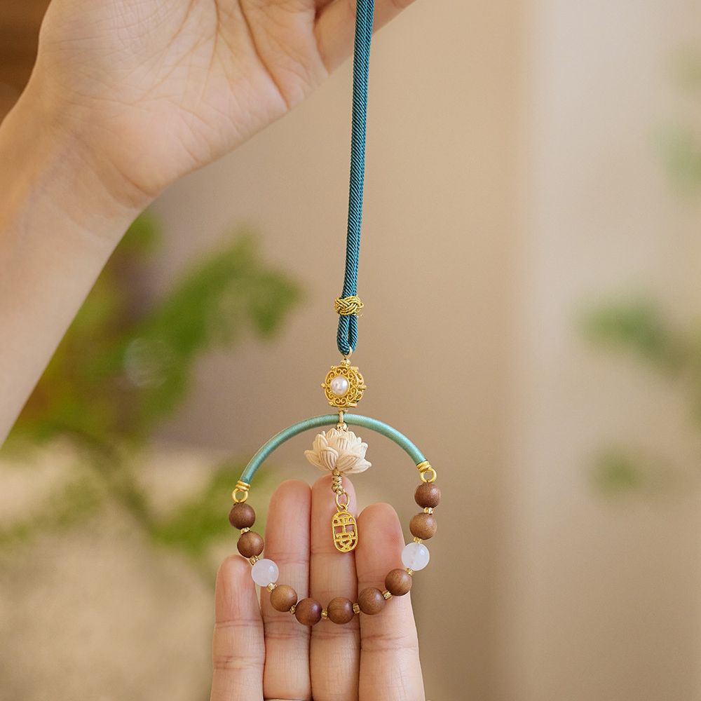 Lotus Sandalwood Car Charms