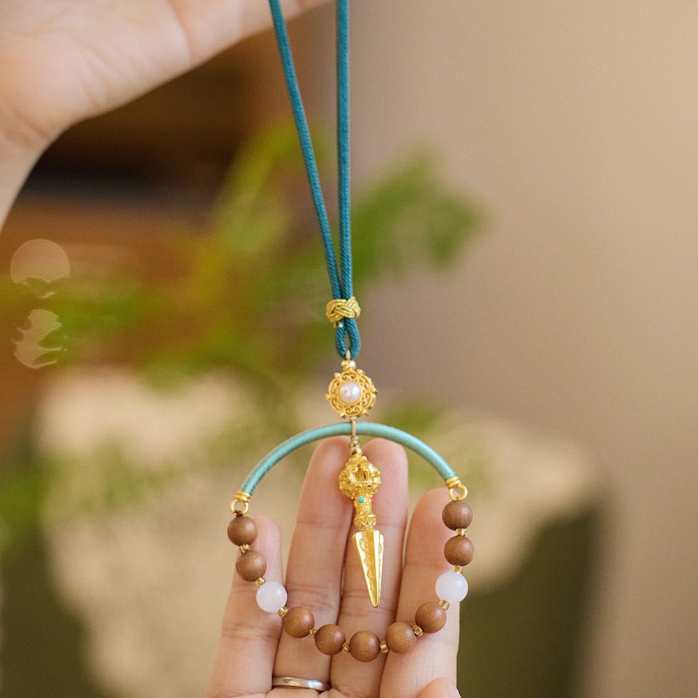 Vajra Pestle Sandalwood Car Charms