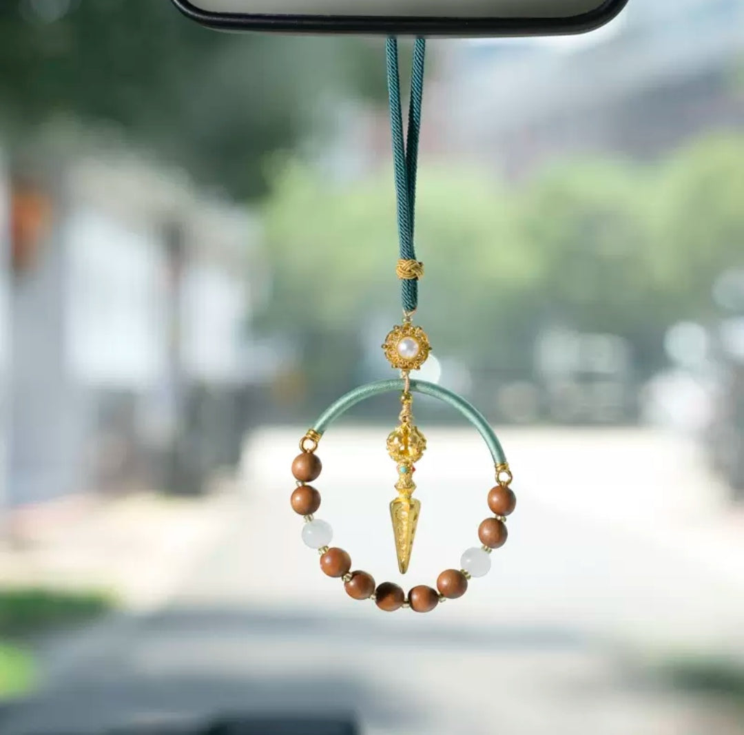 Vajra Pestle Sandalwood Car Charms