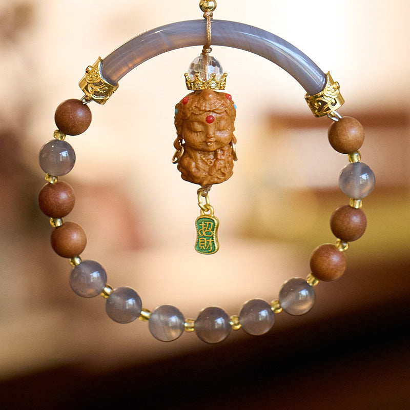 Barbie Sandalwood Ash Agate Car Charms