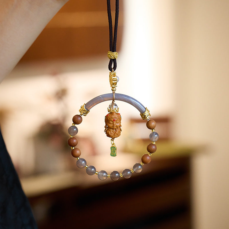 Barbie Sandalwood Ash Agate Car Charms